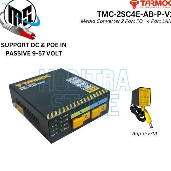 Media Converter 2 FO 4 LAN | 2FO 4LAN | 2 Port FO 4 Port LAN