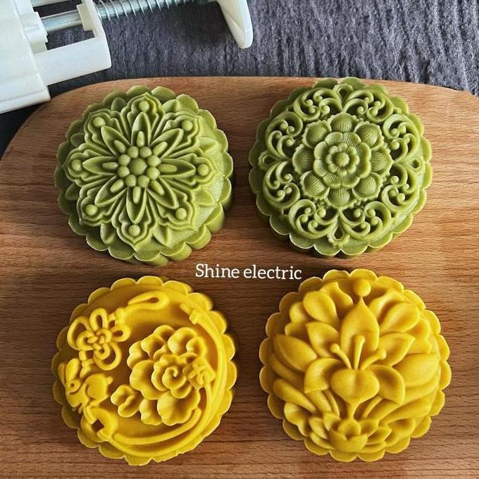 willchanzone- Cetakan Mooncake Flower 150gr Kue Bulan 150 gram Moon Cake 150 gr Diskon