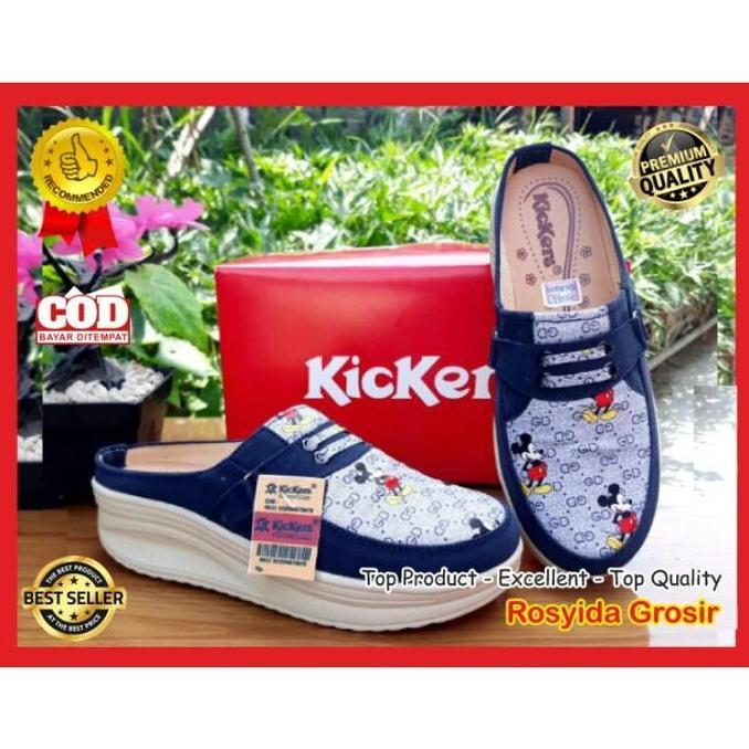 Shoes- Sendal Sepatu Wedges Nita Model Mickey Mk 01 Shoes