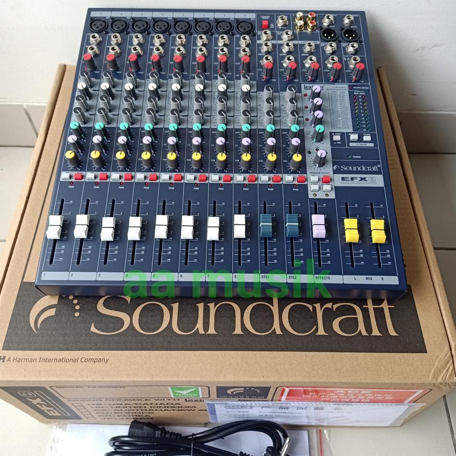 Mixer Soundcraft EFX8 8-Ch Lexicon Effects