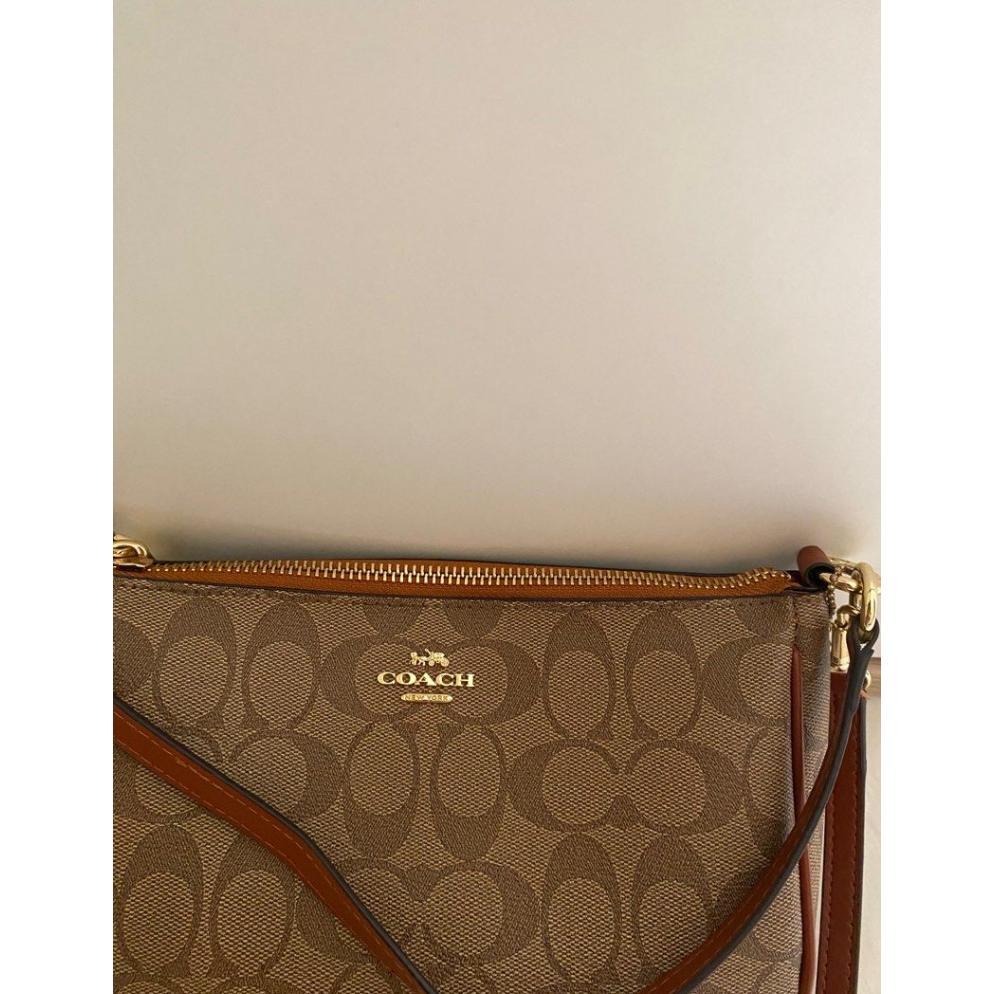 TERMURAH 36674 F67567 Women bag top handle pouch in signature canvas KEKINIAN