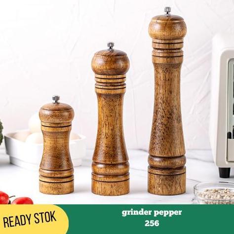 Pepper Mill Grinder Gilingan Lada Merica Kayu 256