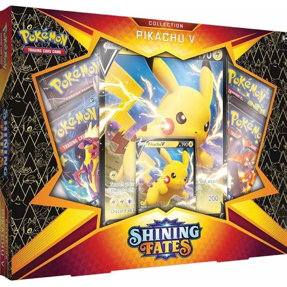 Pokemon Tcg: Shining Fates Collection Pikachu V Box