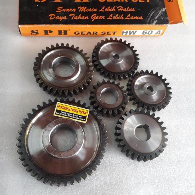 ] HW60 GIGI GEAR SET GEARSET GIRSET PECAH KULIT GABAH BERAS YANMAR HW 60