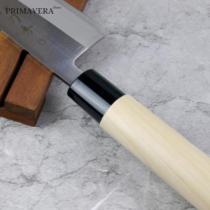 Pisau Dapur Jepang Toushu Molybdenum Vanadium Deba 150mm