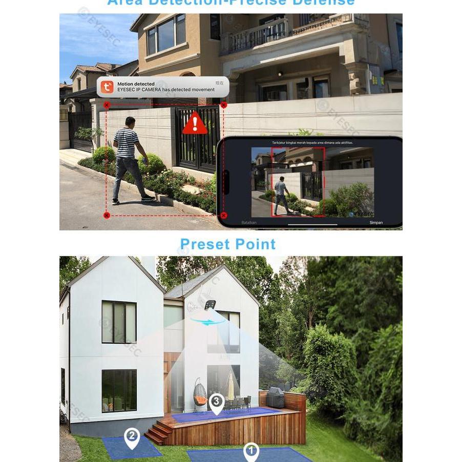 Var- Cctv Outdoor Eyesec Stc Ip66 3X Optical Zoom Onvif Tuya App