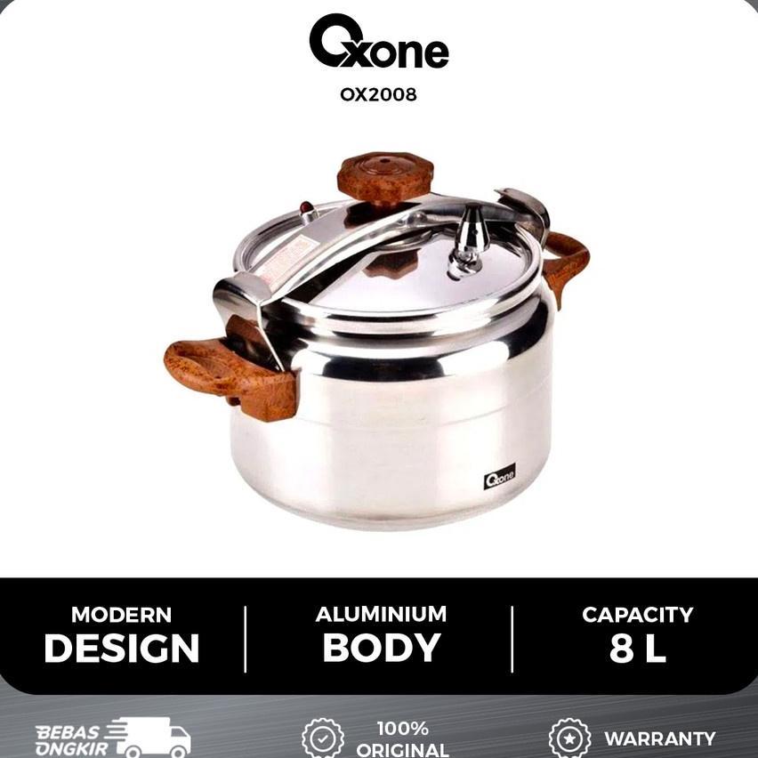 Panci Presto Oxone Ox 2008 8 Liter Alupress Oxone 2008 Pressure Cooker Panci Oxone Panci Alumunium