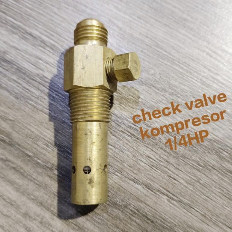 Check Valve Kuningan 1/4 Hp Untuk Kompresor Swan