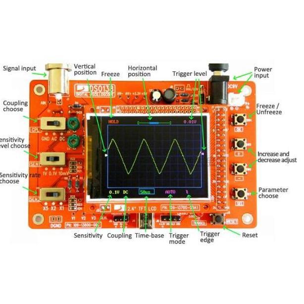 Osiloskop Mini DSO138 Oscilloscope Dital