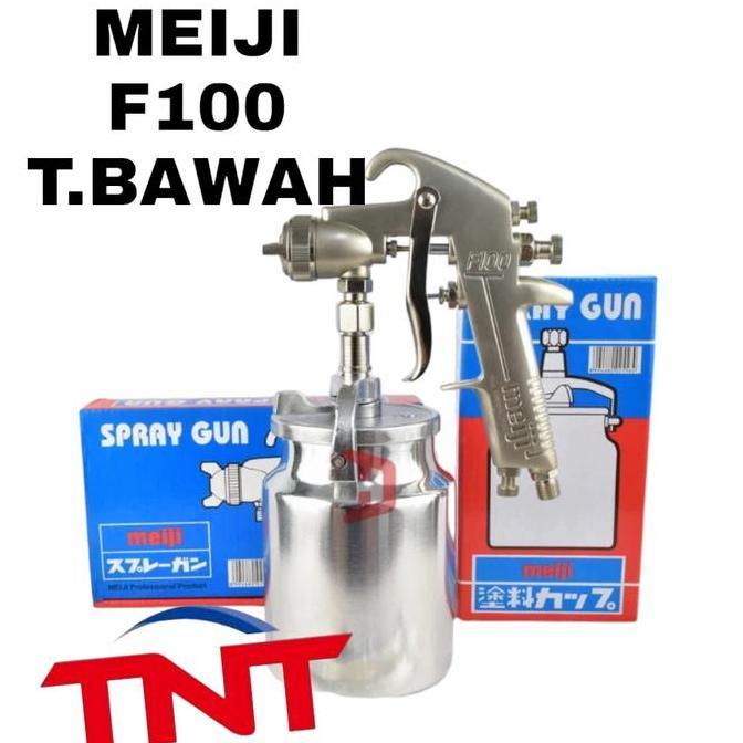 New- Meiji F 100 Tabung Bawah / Spray Gun Meiji F100 Tabung Bawah/ Meiji