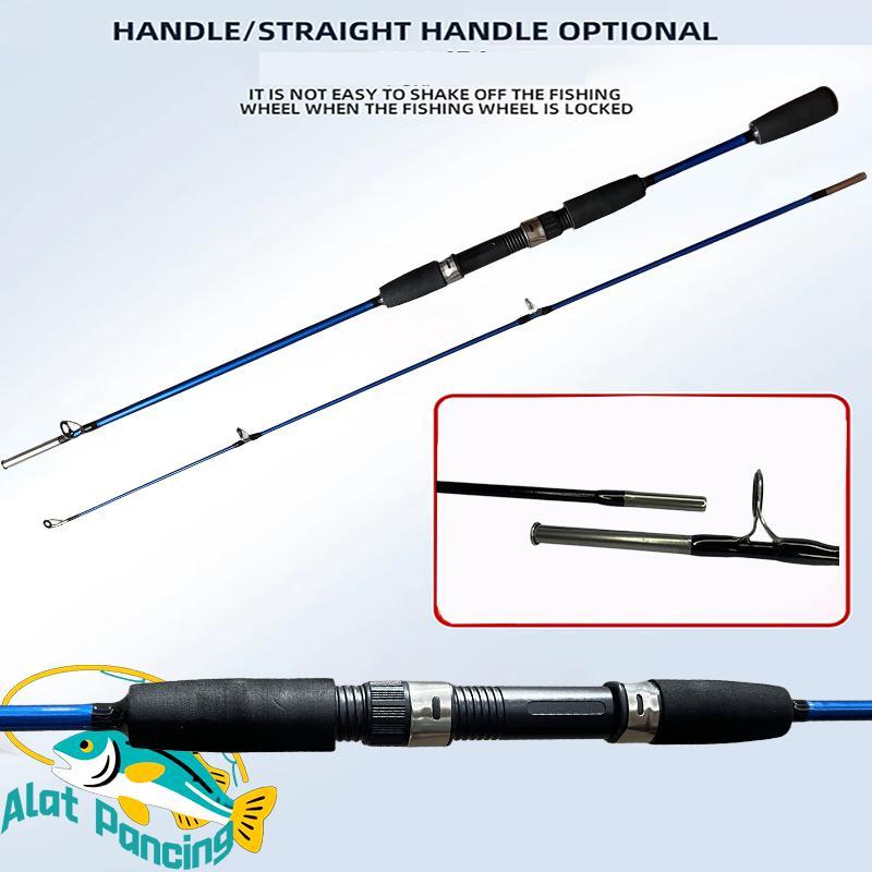 Joran Pancing Casting, Joran Serat Karbon Ultralight 1,2-2,1M, Gagang Eva 3/4 Bagian, Joran Pancing 