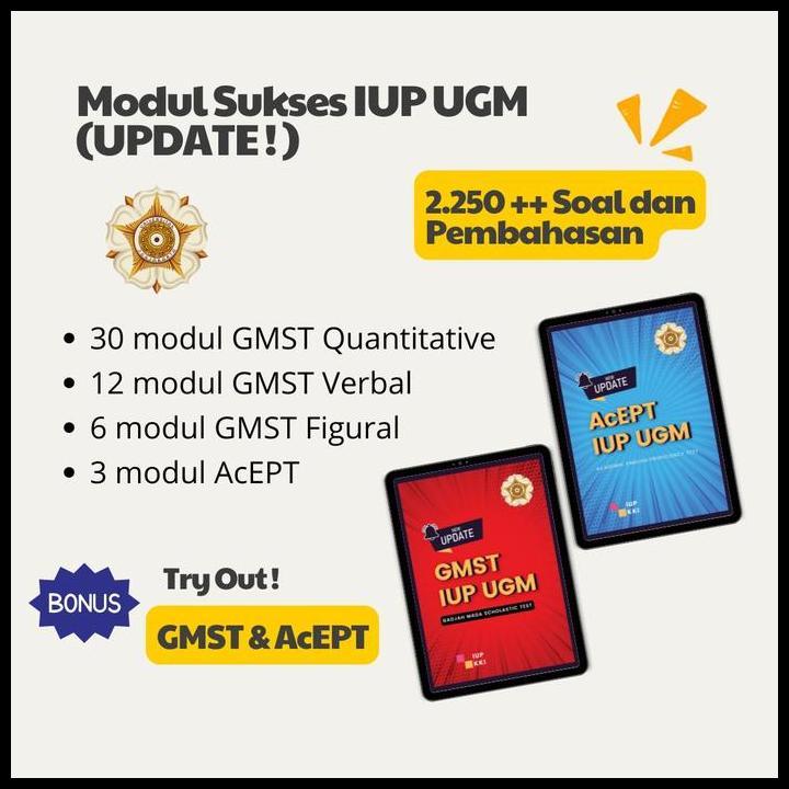 Paket Latihan Soal Tes Masuk Iup Ugm (Khusus Fk Medicine Kedokteran) Dalam Flashdisk Best Seller