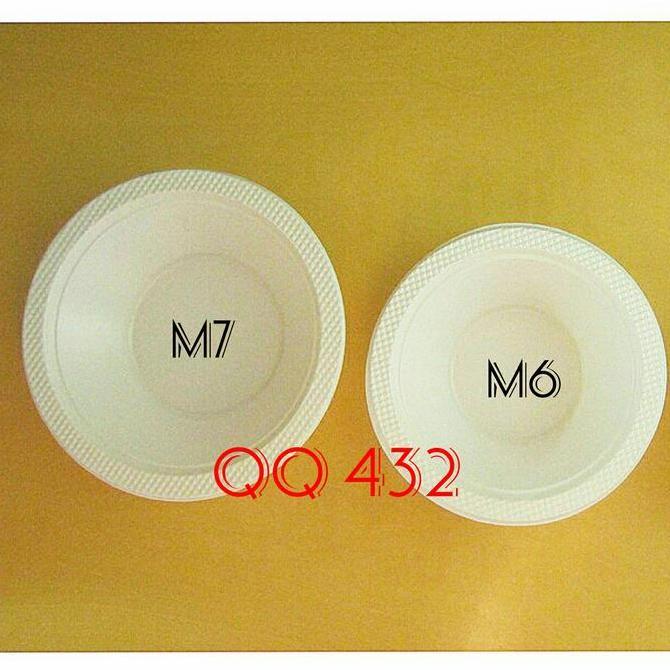 Isi 50pcs Mangkok plastik M6 uk 6" mangkok sedang mangkok plastik seka