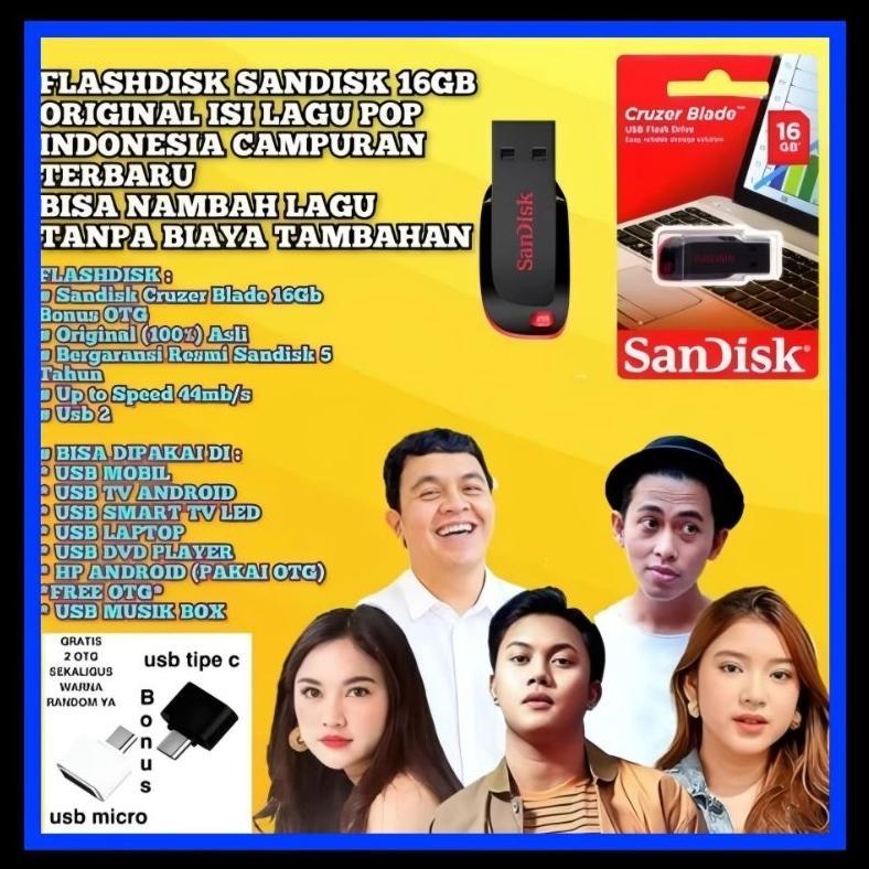 USB FLASHDISK MOBIL MP3 LAGU POP HITS