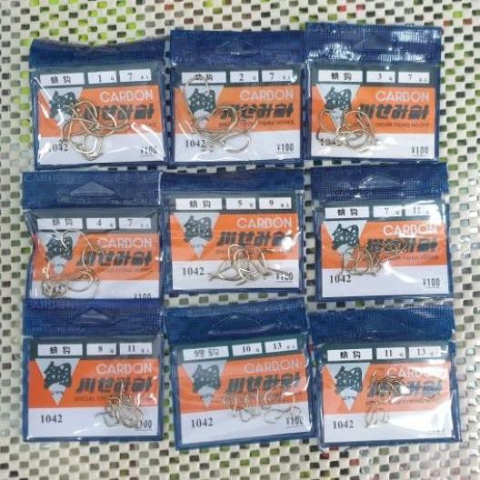 Mata Kail Carbon Jepang 1042 Coklat Lubang