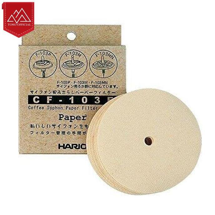 nawangsar- HARIO Paper Filter for Hario Syphon (CF-103E) Kertas Saring Syphon Diskon