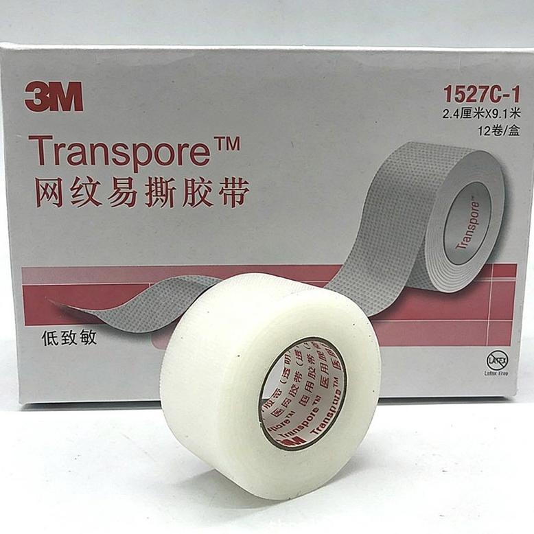 <RAJA> 3M Transpore Surgical Tape Eyelid Tape Transparan Scot Mata Transparant / Skot Mata Gulung/ S