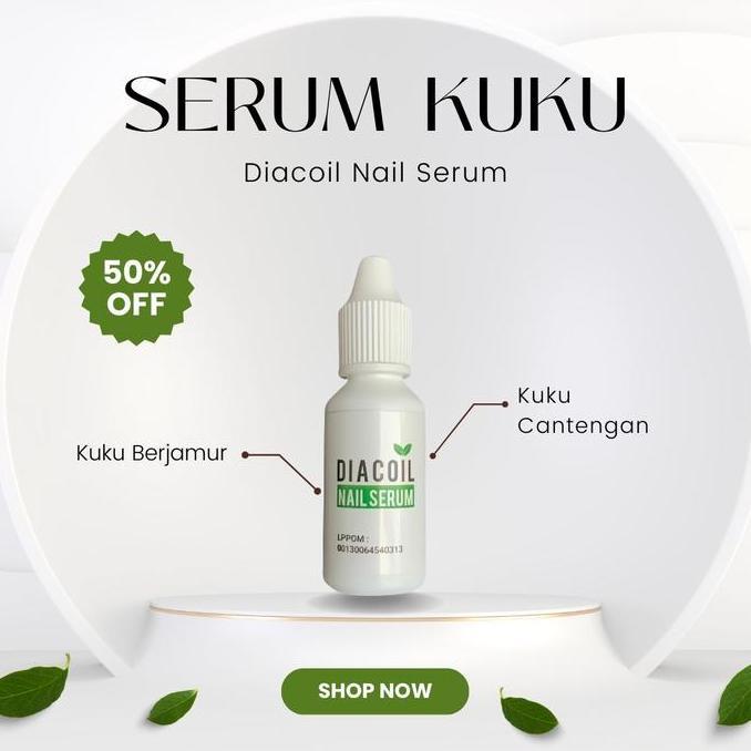 Nail- Diacoil Nail Serum Peratan Jamur Kuku Dan Kuku Cantengan, 15Ml