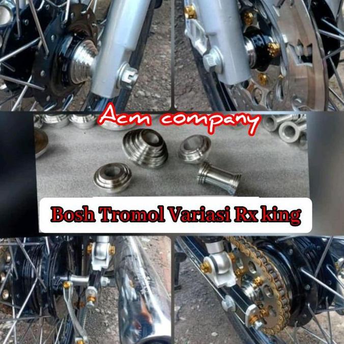 Variasi Bosh Bos Manisan Tromol Rx King Scorpio Buat Depan Belakang