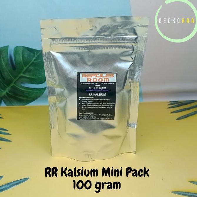 RR REPTILES ROOM KALSIUM CALCIUM UKURAN KECIL MINI PACK REPTIL GECKO AFT BEARDED DRAGON BEST PRODUK