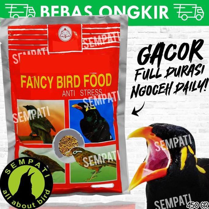 Sempati Pakan Fancy Bird Food Anti Stress 450 Gr Voer Makanan Burung Ocehan