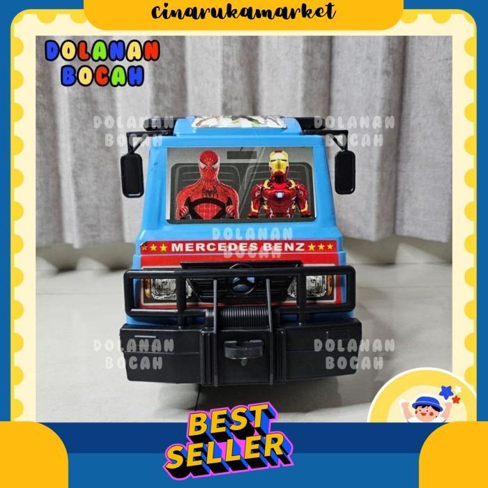 Mainan Truk Tarik Oleng Dump Truck Pasir Suara Tektek Murah Tmd 01