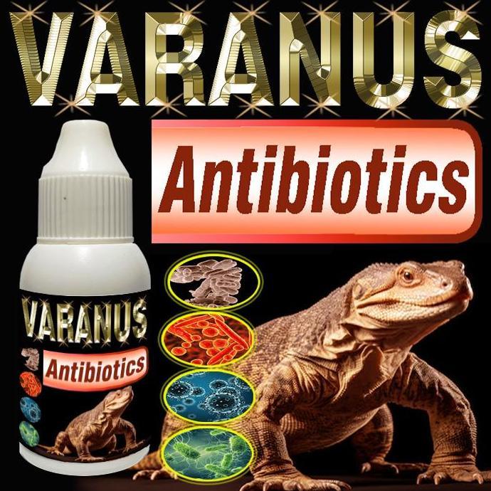 VARANUS ANTIBIOTIK VITAMIN REPTILE SUPLEMEN OBAT PENYAKIT PERNAPASAN PILEK PNEUMONIA HEWAN VARANNUS 