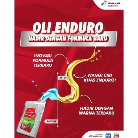 Oil- New- Oli Enduro Matic V 10W 40 1L Oli Mesin Motor B Matic Adv Nmax Pcx