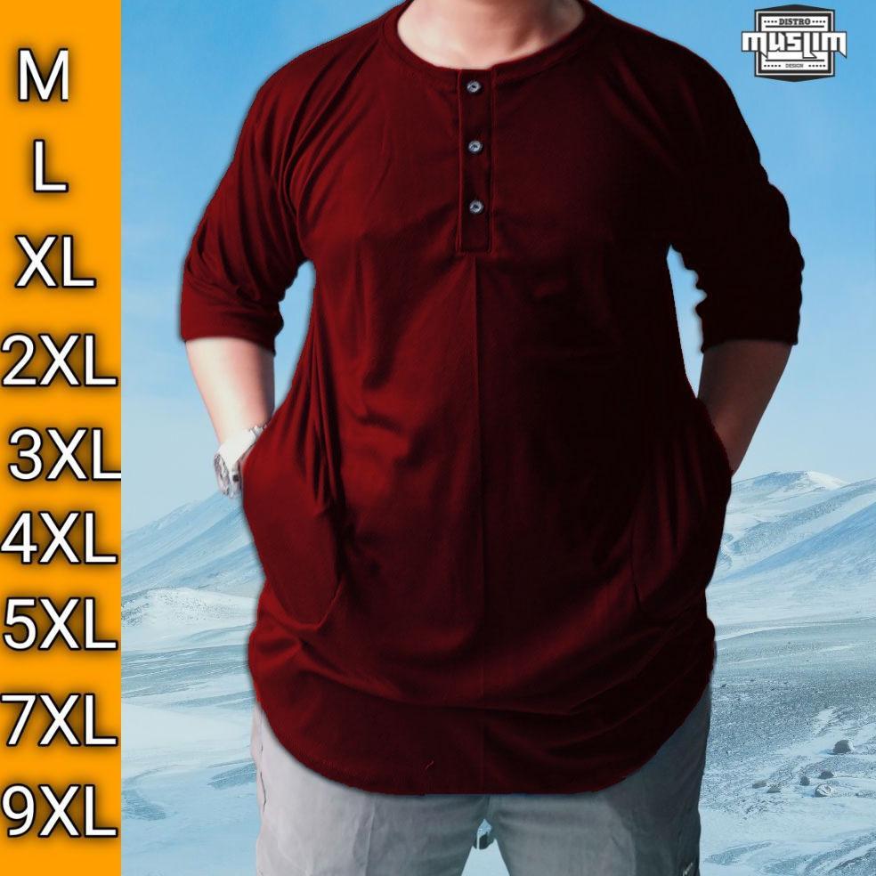 HOT DMB BAJU KOKO KURTA ISHAK JUMBO KAOS KURTA OVERSIZE PRIA