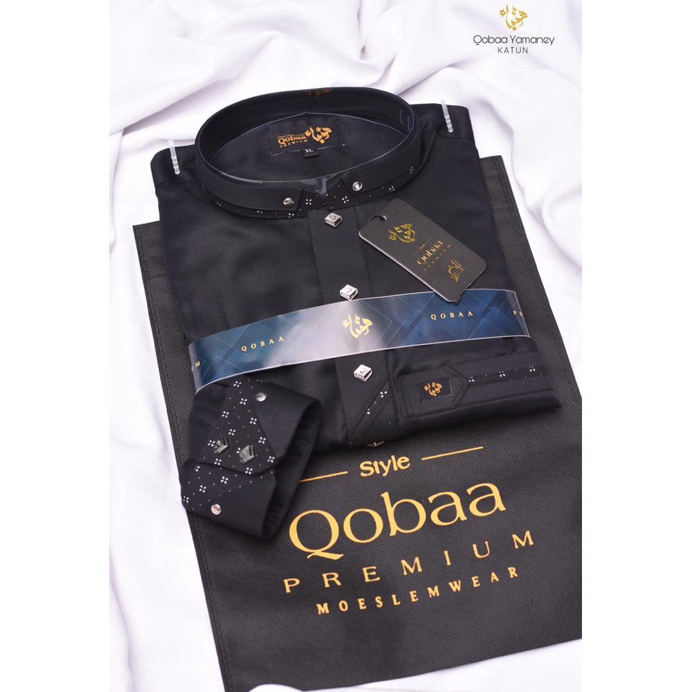 Premium Gamis Pria Qooba Katun Premium/Jubah Pria/Gamis Cowok/Gamis Lebaran