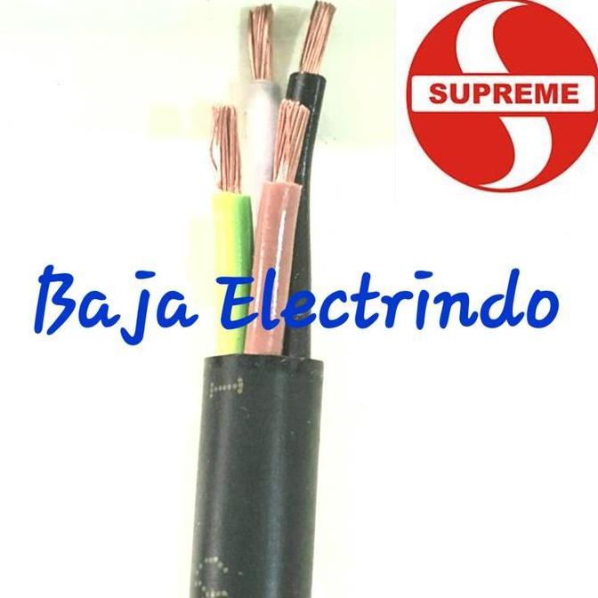 NEW Kabel Serabut isi 4 NYYHY 4X1,5mm SUPREME Roll 100M NYYHY 4X1.5mm 4x1,5 4x1.5 mm Hitam SUPREME