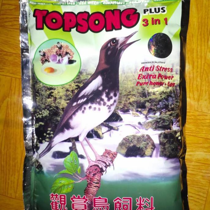 Topsong Pakan Makanan Burung Berkicau Topsong Hijau