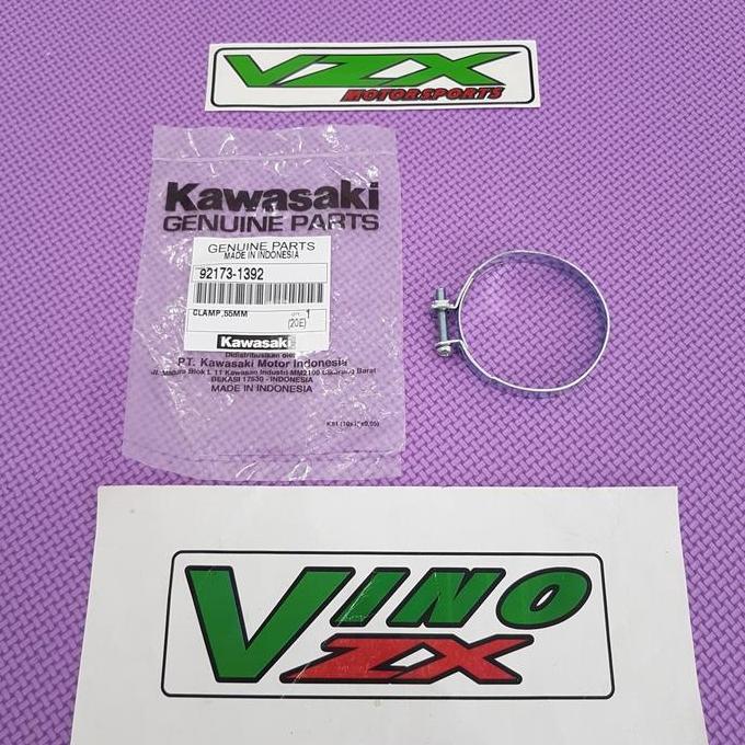 Besi Klem Intake Manipol Karbu Filter Ninja 150 R Ss Ori Kawasaki