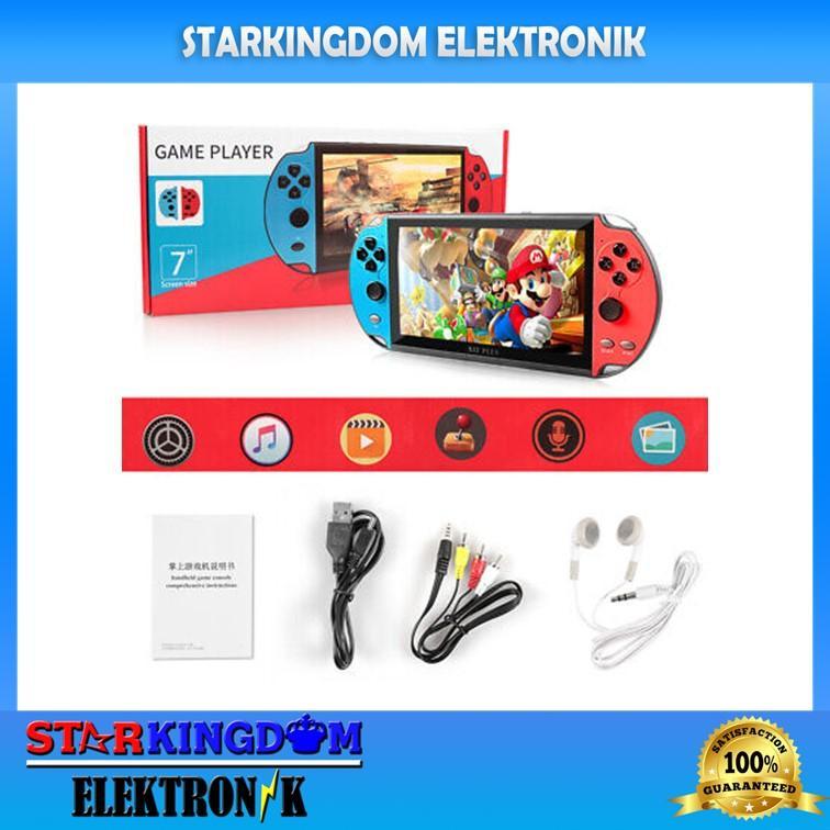 Game Console P2P Pvp Psp Handlhed Portable X12 Plus 7 Inch Built In 1000 Games Retro Classic Emulato