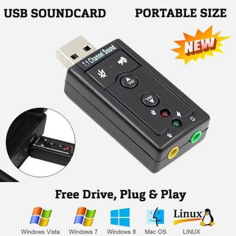 Soundcard USB Channel 7.1 & Soundcard USB mini 7.1 Channel