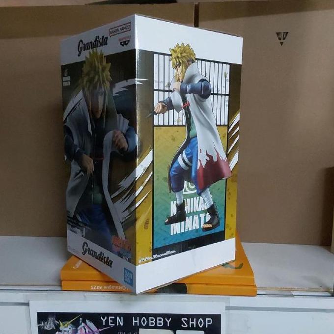 Ready NARUTO SHIPPUDEN GRANDISTA MINATO NAMIKAZE 29497 (ORIGINAL BANDAI)