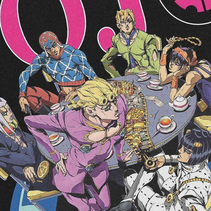 Kaos Jojos Bizarre Adventure Anime T-shirt