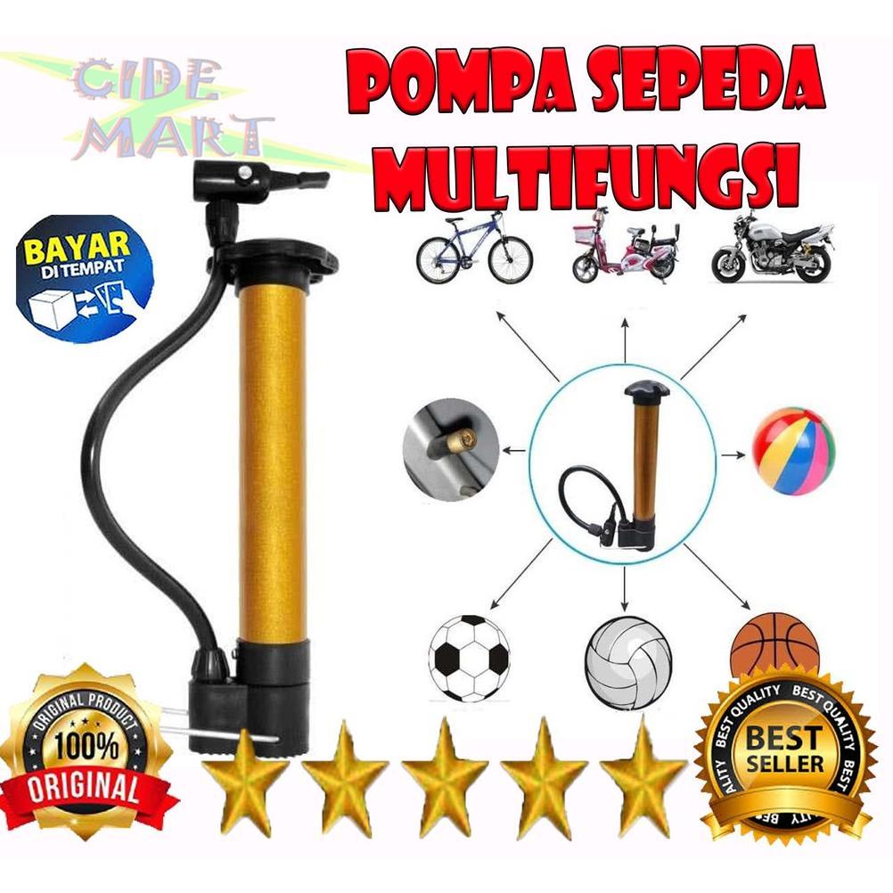 POMPA BAN SEPEDA Mini Portable / Pompa Sepeda Portable Multifungsi / Pompa Angin Ban Sepeda Portable