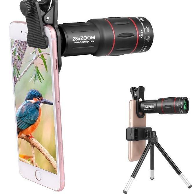 Lensa Tele Zomm 18X HP Lens Kamera TeleZoom Handphone Bermata HD Ponsel Lensa Camera HP Ponsel
