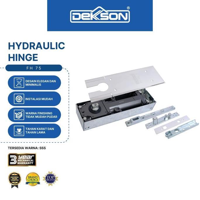 DEKKSON Floor Hinge Engsel Pintu Tanam FH 75 SSS