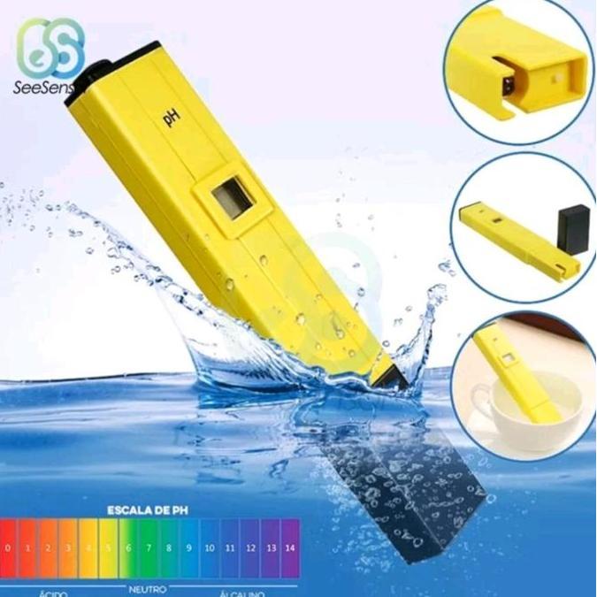 ph meter alat ukur ph air hidroponik , air minum
