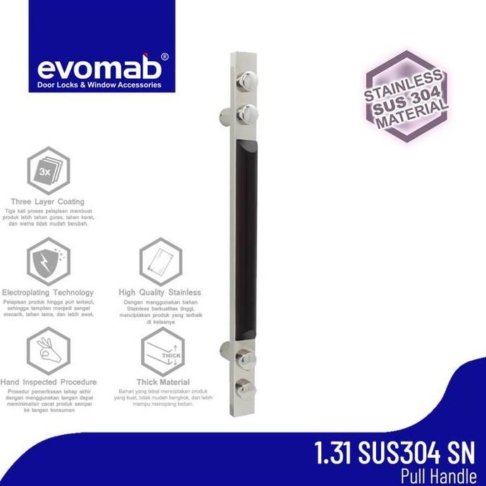 evomab Pull Handle Pintu Minimalis SUS 304 TIPE 1-31  Gagang Pintu