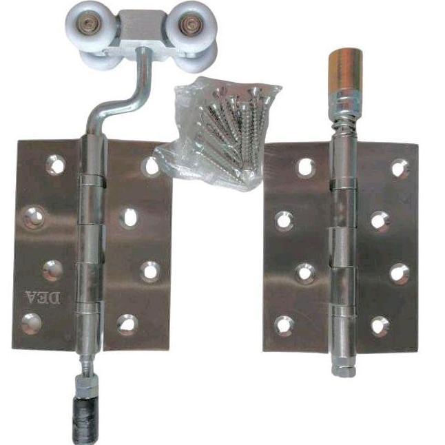Roda+Engsel Stainless 4" Husky Rel Pintu Sliding Lipat Aluminium VENEZZA Tekuk