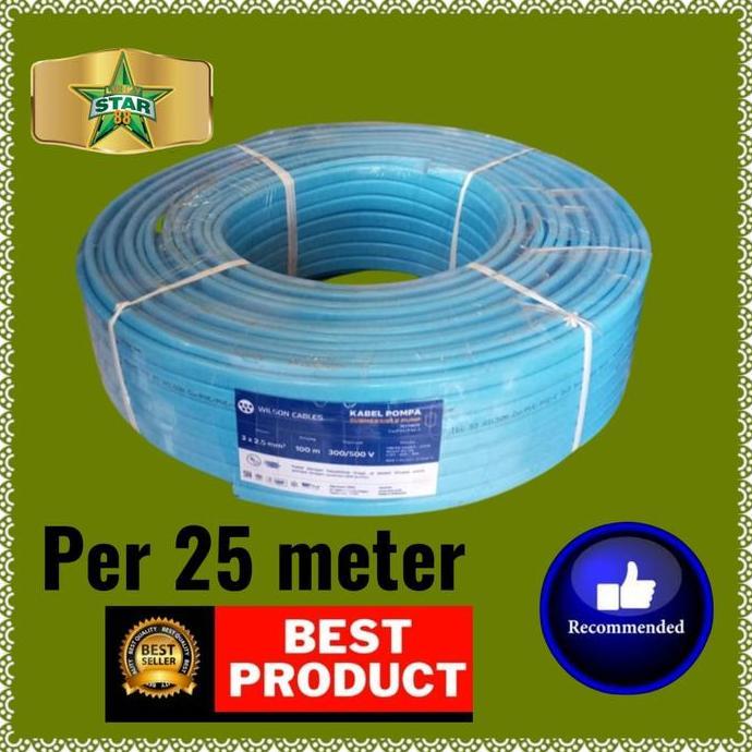 KABEL 25MT MESIN POMPA AIR SATELIT GRUNDFOS SP 3A-18 SUBMER SIBEL SQ FORSALE