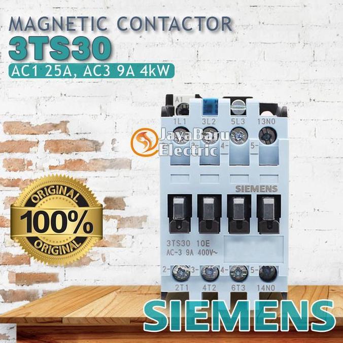 humannisst- Kontaktor Contactor Siemens 3TS30 3TS3010 3TS3001 24V 48V 110V 220V 380V Diskon