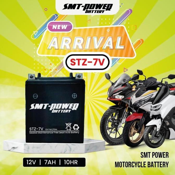 Battery Samoto 12V 7Ah 10 Hr - Stz7V / Aki Kering Motor Premium
