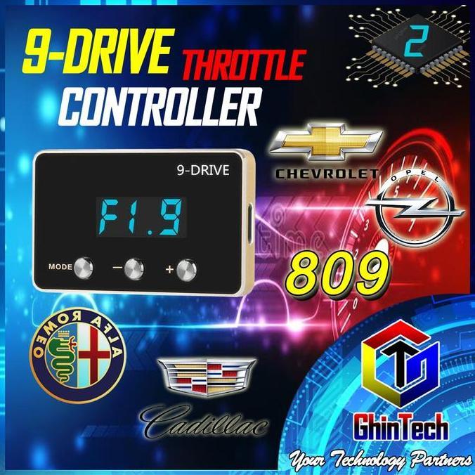 PRAYATECH 9DRIVE THROTTLE CONTROLLER PIGGYBACK 809 REMAP ECU