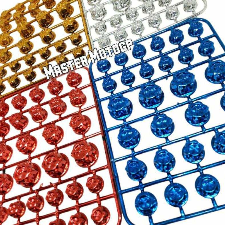 cover baut flower 30 pcs import Tutup baut variasi model flower 1 papan Cover baut L import mio Vari