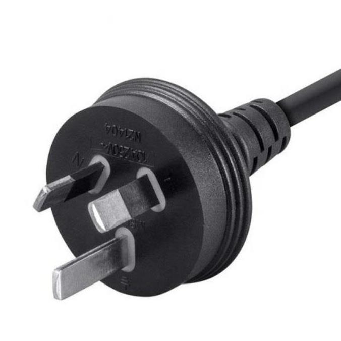 KABEL POWER 3 PIN (30.75) UNTUK AUSTRALIA, NEW ZEALAND, CHINA LENGTH 1,5 M. GOOD QUALITY RESTOCK