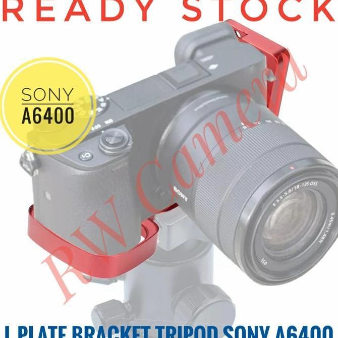 Bisainstan- L Plate Sony A6400 Quick Release Plat Tripod Shape Alpha 6400 R